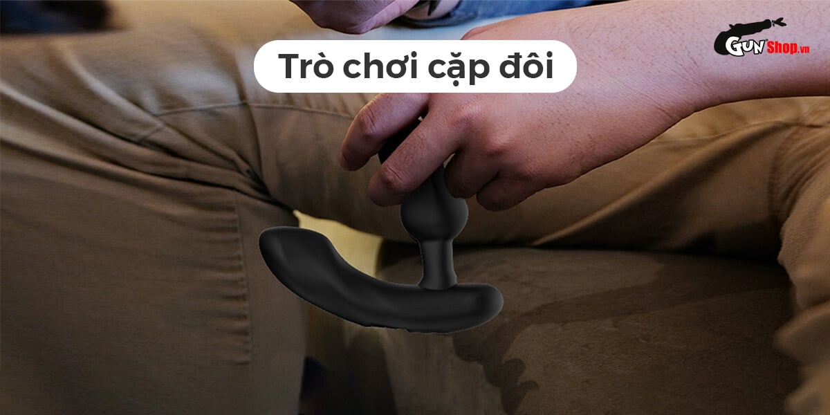 Máy massage tuyến tiền liệt Lovense Edge 2 điều khiển app thiết kế chữ L