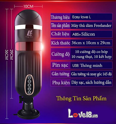 Máy thủ dâm đa năng cao cấp Freelander EasyLove giá tốt mua ở đâu