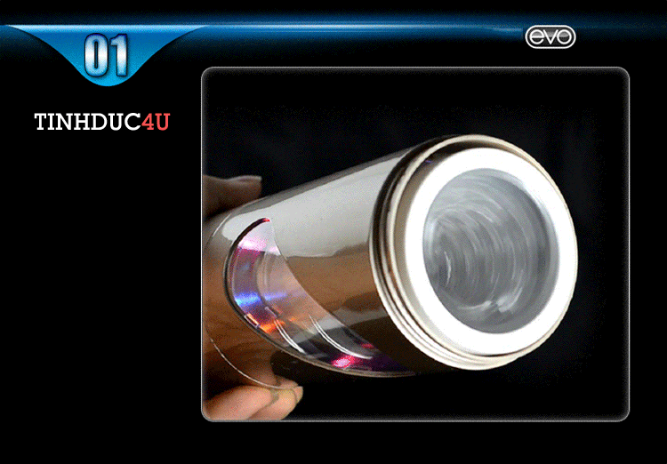 Âm đạo giả Evo Nhật Bản xoay tự động bú cu thích hợp tự sướng