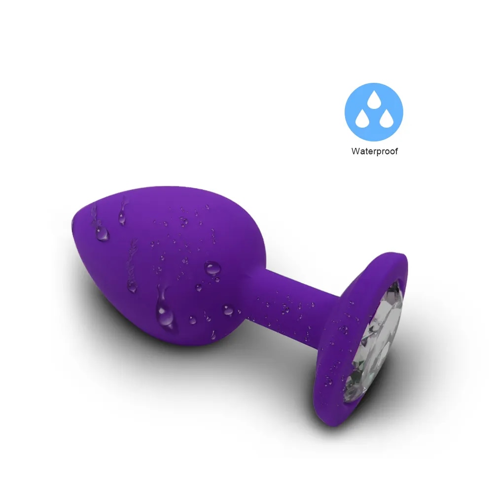 Phích cắm hậu môn silicone 3 kích thước không rung an toàn