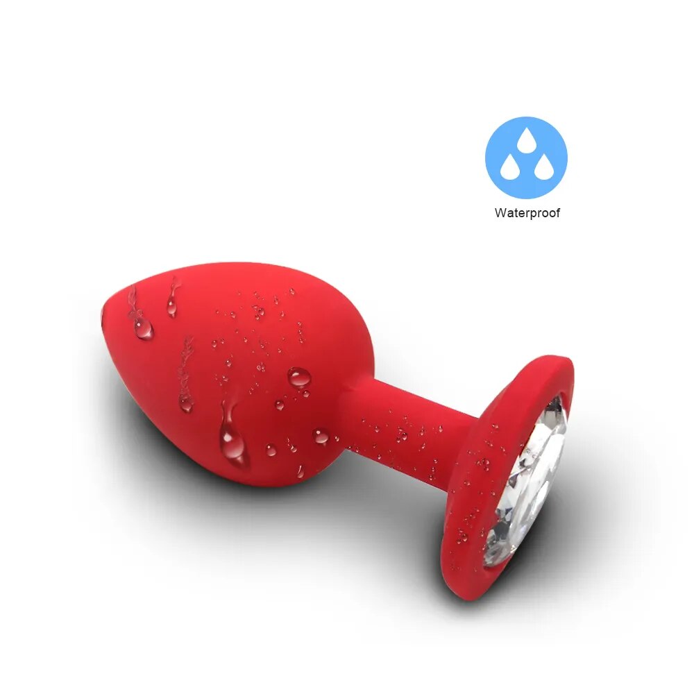 Phích cắm hậu môn silicone 3 kích thước không rung an toàn