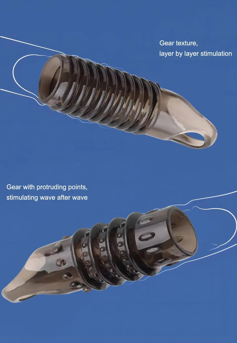 Ống Kéo Dài Dương Vật, Vòng Đeo Dương Vật Trễ Xuất Tinh, Sản Phẩm Tình Dục Nam, Đồ Chơi Người Lớn 18+