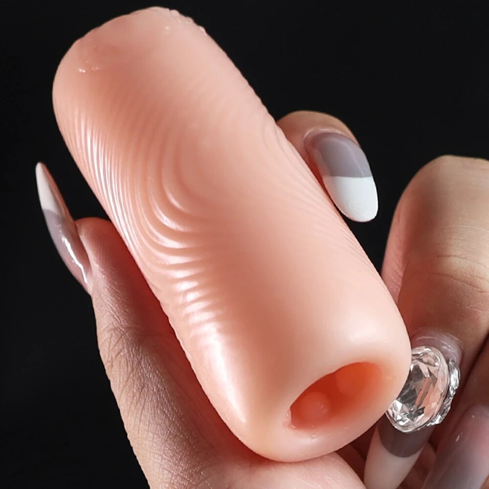 Ống silicon thủ dâm cầm tay kéo dài quan hệ mềm mại an toàn