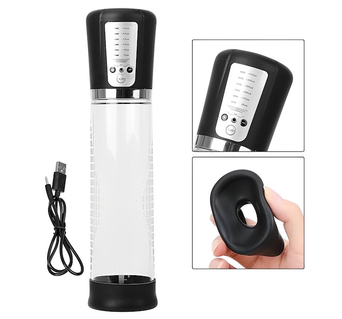 máy tập dương vật pennis pum bơm hút chân không tăng kích thước cậu nhỏ