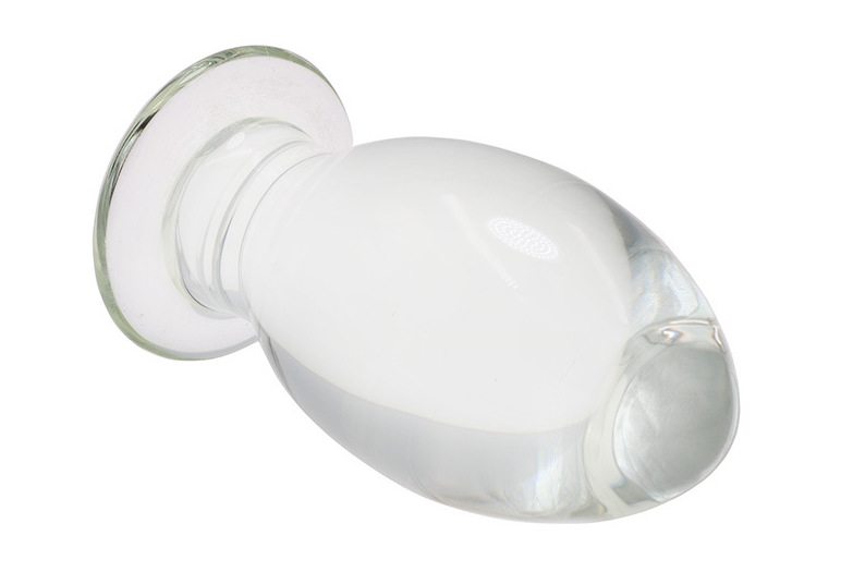 Phích cắm hậu môn bằng thủy tinh siêu to hình giọt nước