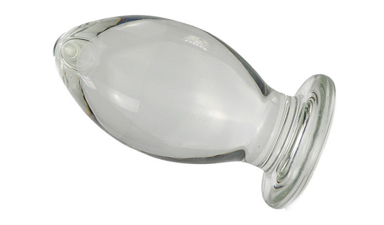 Phích cắm hậu môn bằng thủy tinh siêu to hình giọt nước