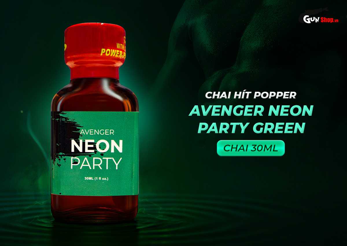 Popper Avenger Neon Party Green 30ml bùng nổ cảm xúc
