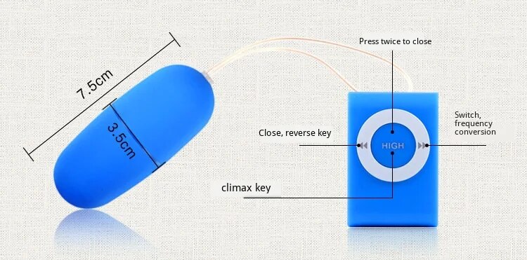 Trứng rung tình yêu kiểu máy nghe nhạc mp3 không dây giá rẻ