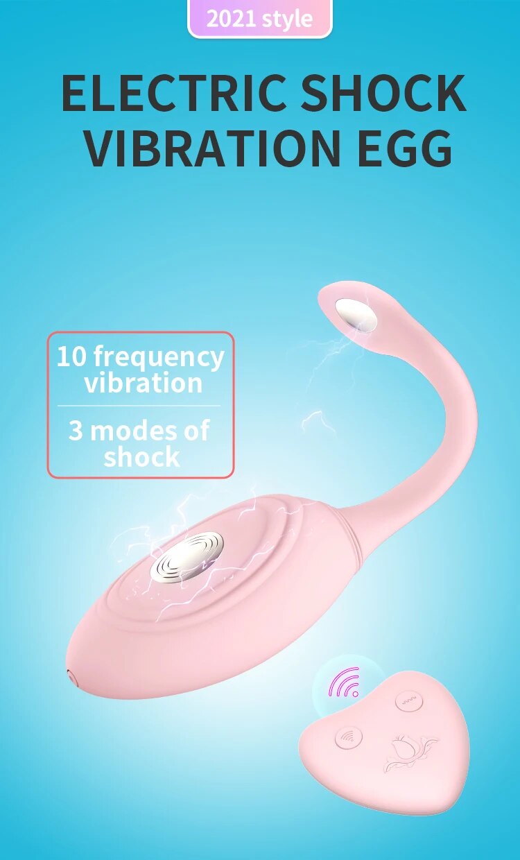 Trứng Rung Sốc Điện WoWYes Nhỏ Gọn Có Điều Khiển Từ Xa Tiện Lợi