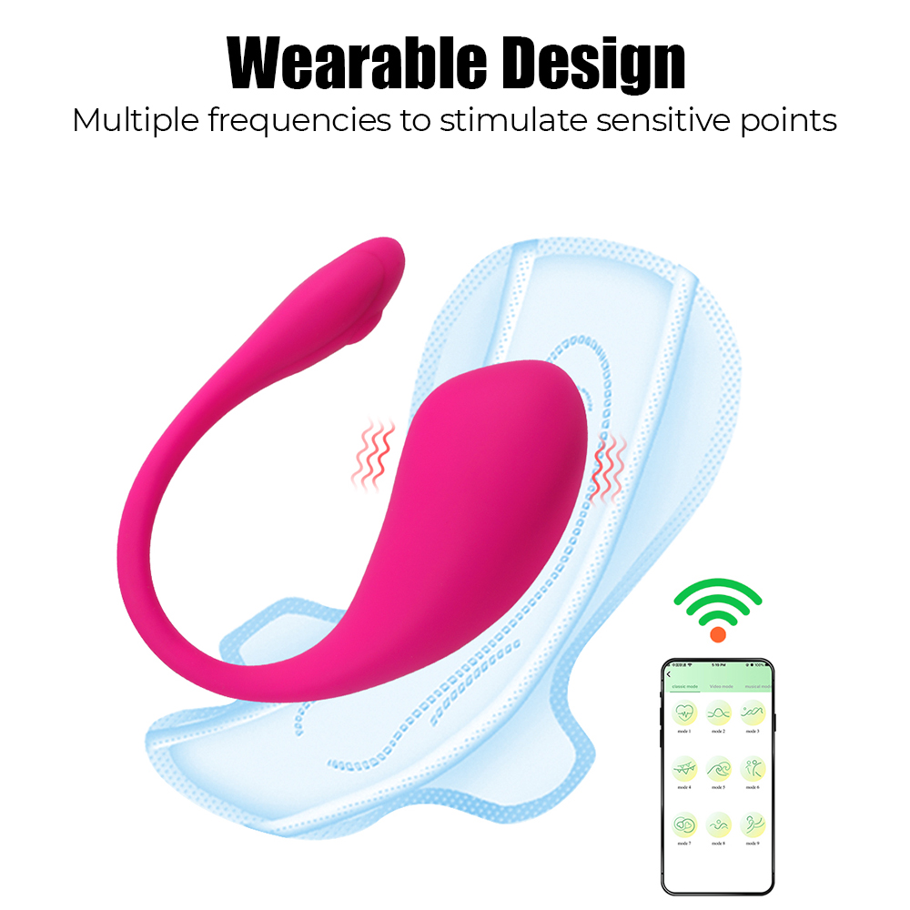 Quần Lót Rung 9 Chế Độ Kích Thích G-Spot Và Clitoris Có Điều Khiển APP Không Dây