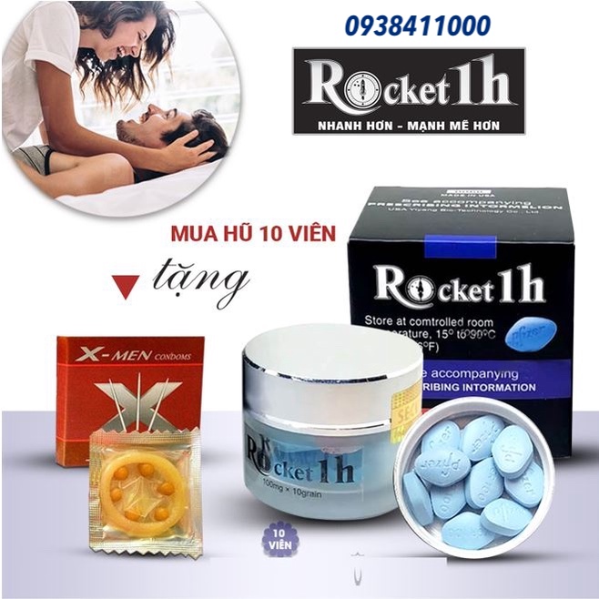 Viên uống Rocket 1h Mỹ cường dương kéo dài thời gian