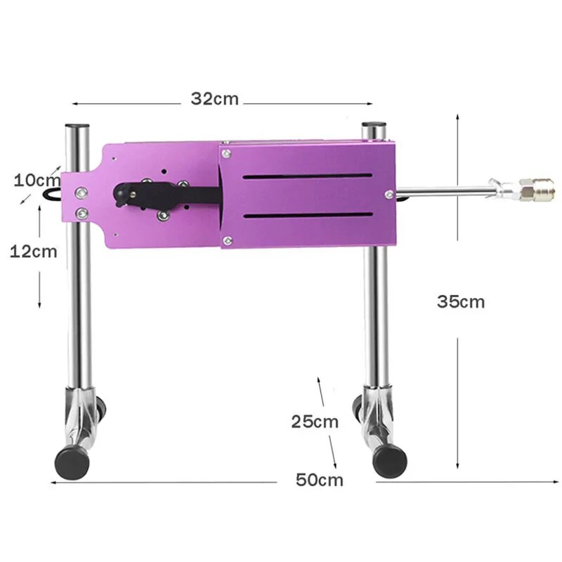 Máy làm tình tự động Sex Machine FREDORCH F21S 2 đầu điều khiển app