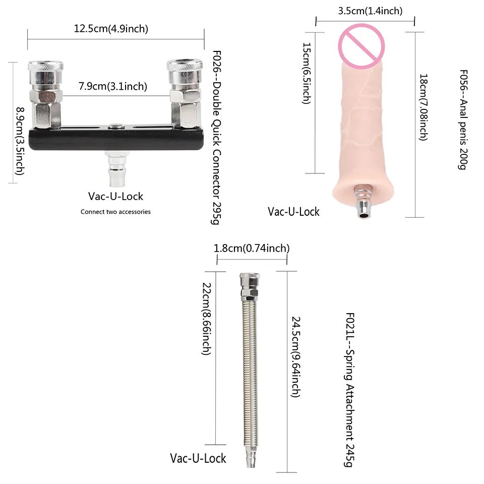 Máy làm tình tự động Sex Machine FREDORCH F21S 2 đầu điều khiển app