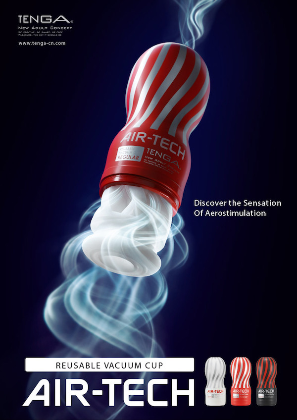 Cốc thủ dâm Tenga Air-Tech Nhật hút chân không silicon cao cấp