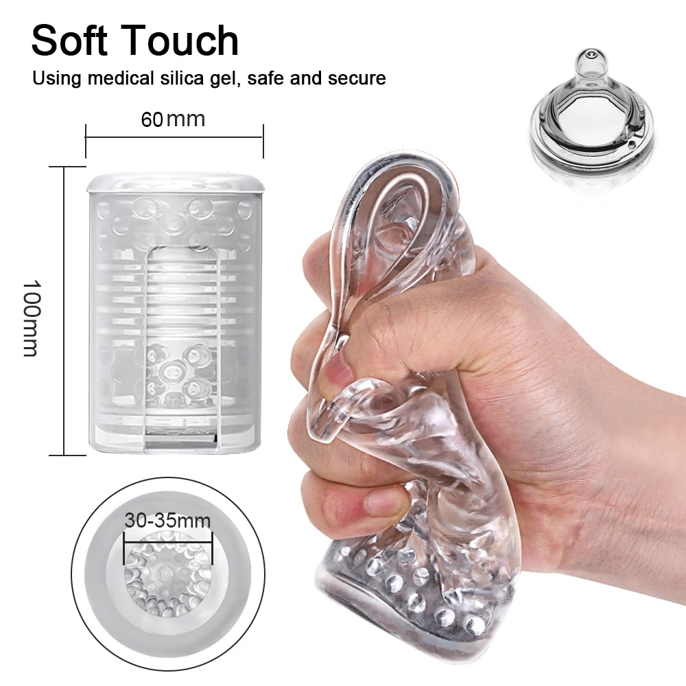 Âm đạo giả Masturbator Cup đa năng rung thụt xoay tròn tự động