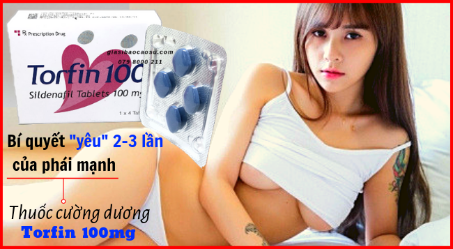 Thuốc cường dương Torfin 100mg - Giá Sỉ Bao Cao Su