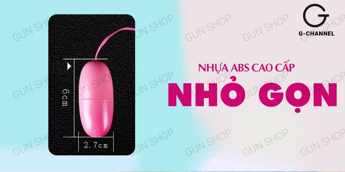 Trứng rung mini một đầu giá rẻ có dây dùng pin kích thích