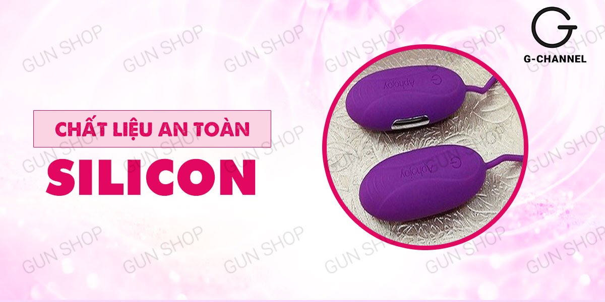 Trứng rung 2 đầu Aphojoy sạc điện dễ sử dụng kích thích đa chế độ