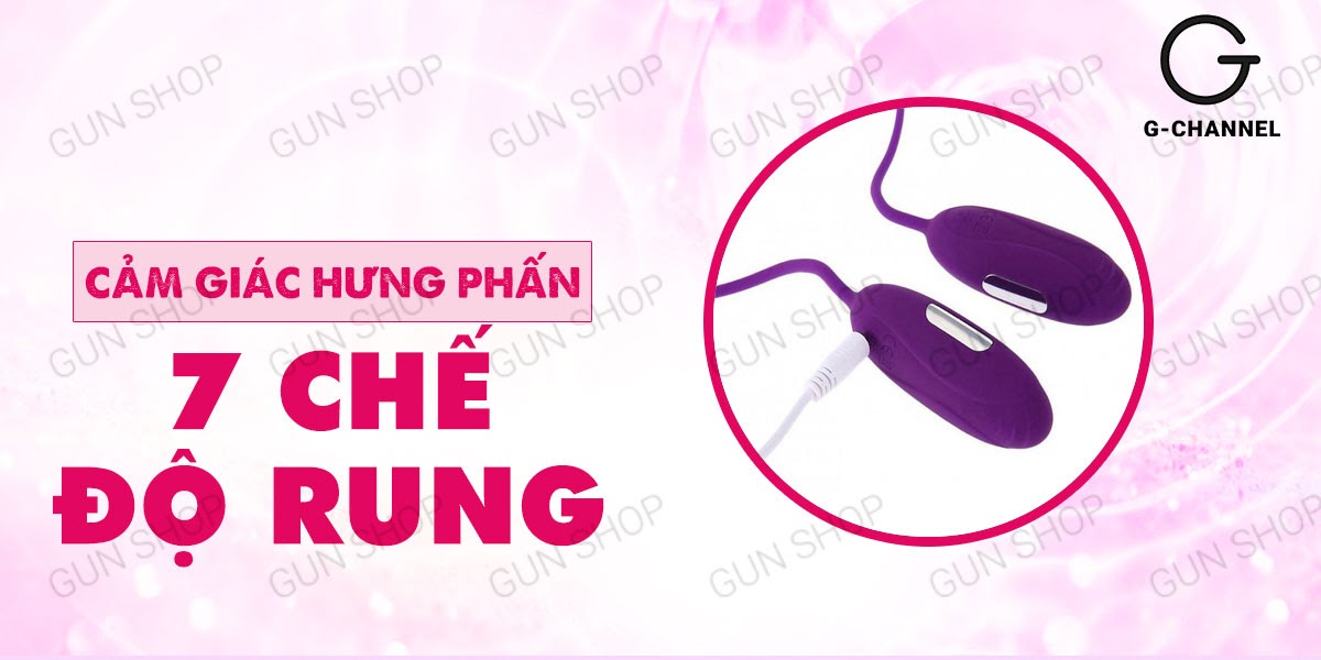 Trứng rung 2 đầu Aphojoy sạc điện dễ sử dụng kích thích đa chế độ