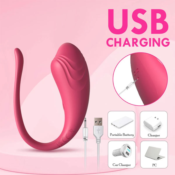 Trứng rung cá heo Little Tadpole Bluetooth 9 chế độ rung