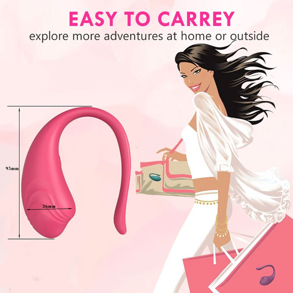 Trứng rung cá heo Little Tadpole Bluetooth 9 chế độ rung