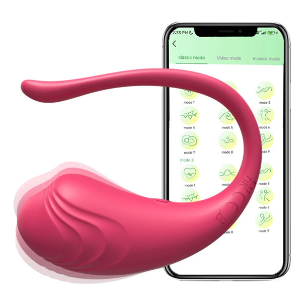 Trứng rung cá heo Little Tadpole Bluetooth 9 chế độ rung
