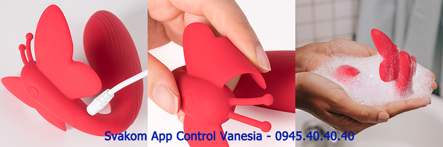 Máy rung cánh bướm Vanesia 11 chế độ App Control