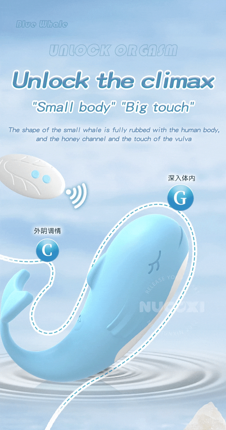 Trứng rung cá heo mini nhỏ gọn điều khiển từ xa tiện lợi dễ sử dụng