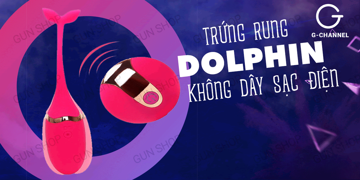Trứng Rung Cá Heo Không Dây 10 Chế Độ Giá Rẻ Sextoy Tình Yêu