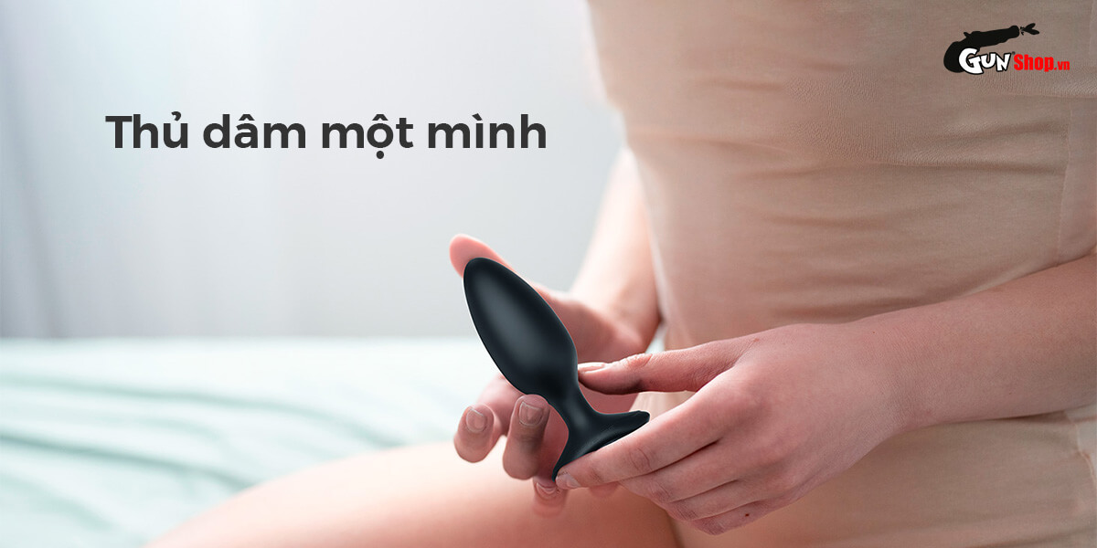 Trứng rung hậu môn Lovense Hush 2 điều khiển bluetooth cho gay