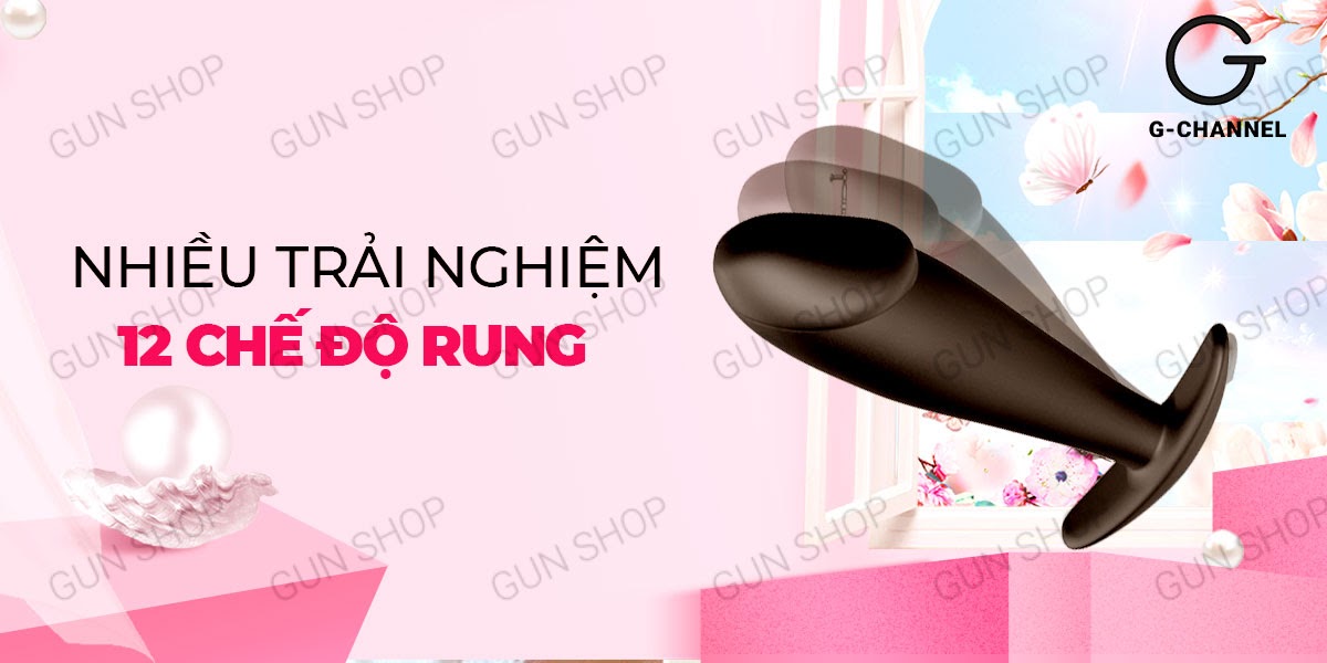 Trứng rung hậu môn Pretty Love Butt Plug