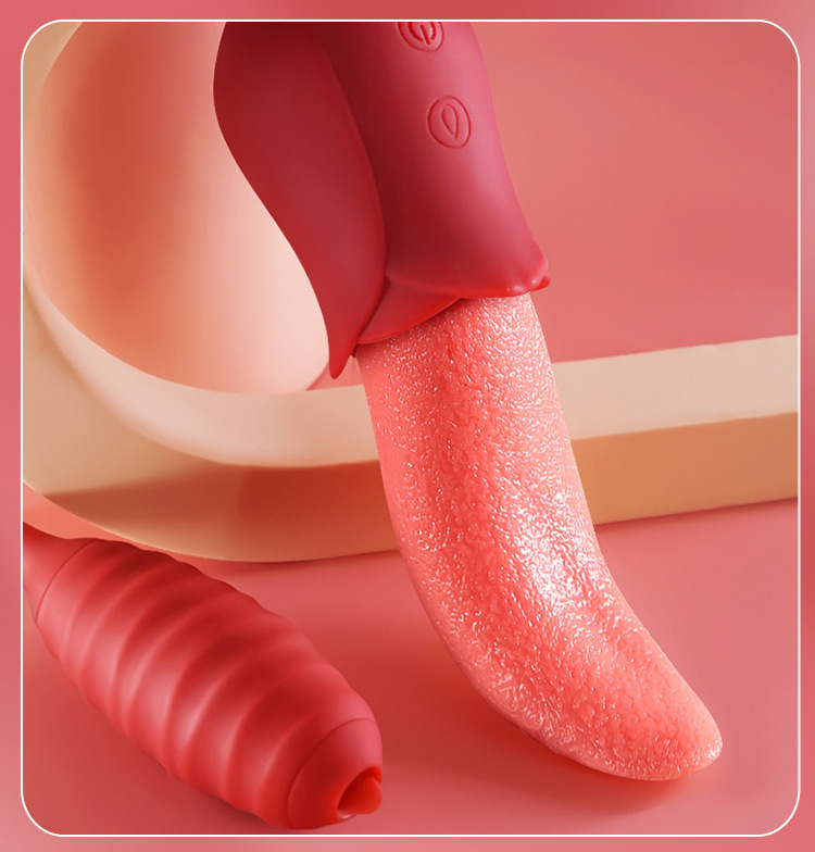 Lưỡi liếm hoa hồng trứng rung massage điểm G liếm bú siêu sướng cho phái đẹp