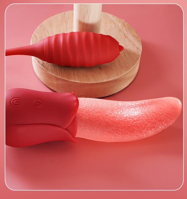 Lưỡi liếm hoa hồng trứng rung massage điểm G liếm bú siêu sướng cho phái đẹp