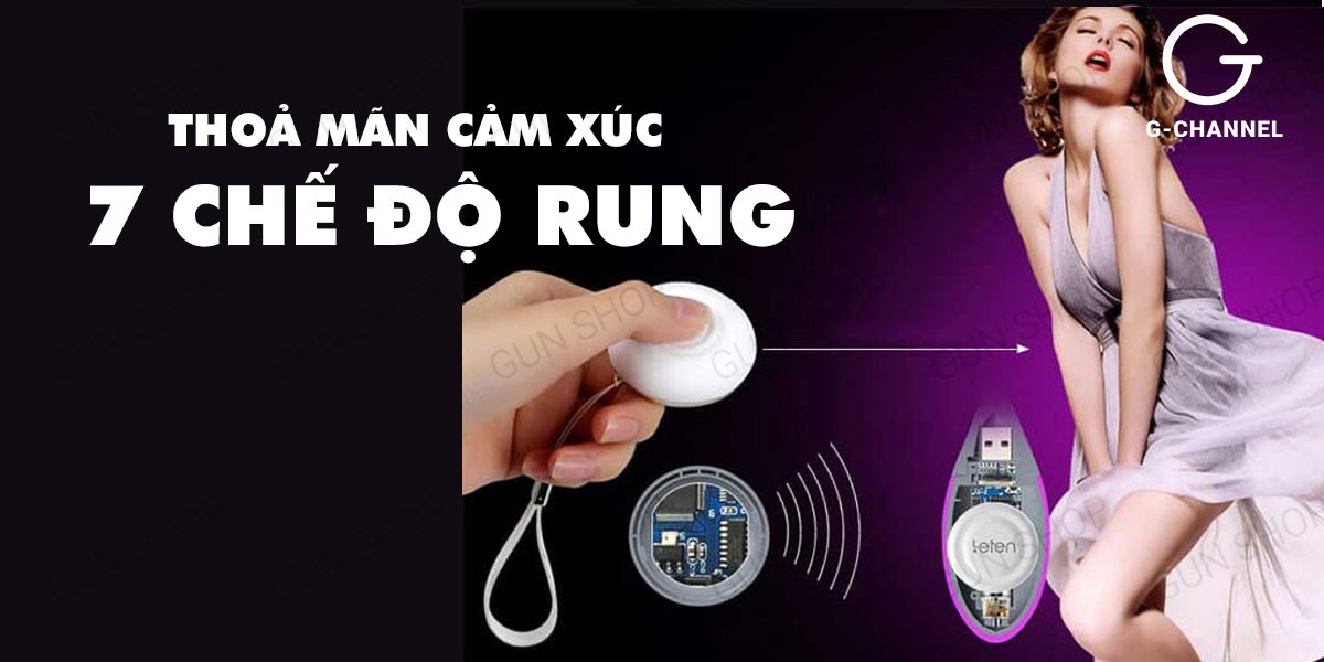 Trứng rung Leten Swan không dây sạc pin kích thích điểm G