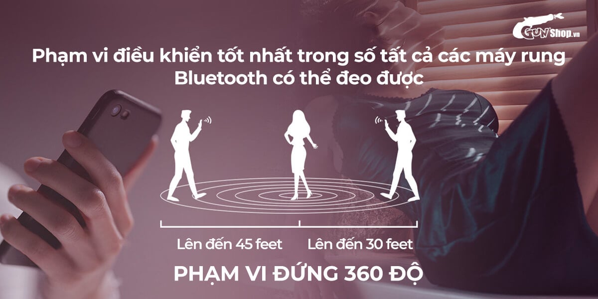 Trứng rung Lovense Flexer 2 đầu điều khiển app điện thoại tiện dụng