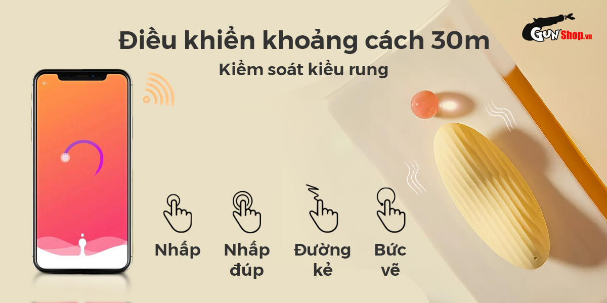 Trứng rung Svakom Echo Neo quần lót điều khiển từ xa qua app sang trọng