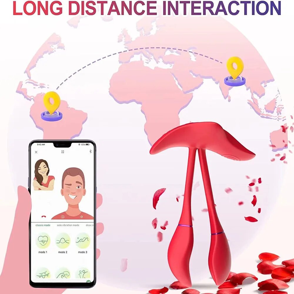 Trứng đôi Love Spouse bluetooth điều khiển từ xa App