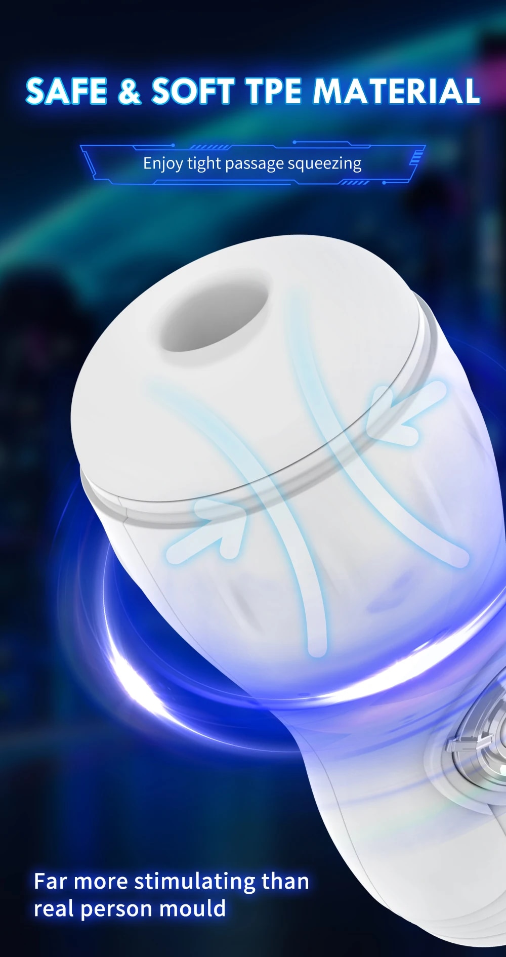 Máy Thủ Dâm Tự Động Carl Bú Mút Co Bóp Mạnh Cho Nam