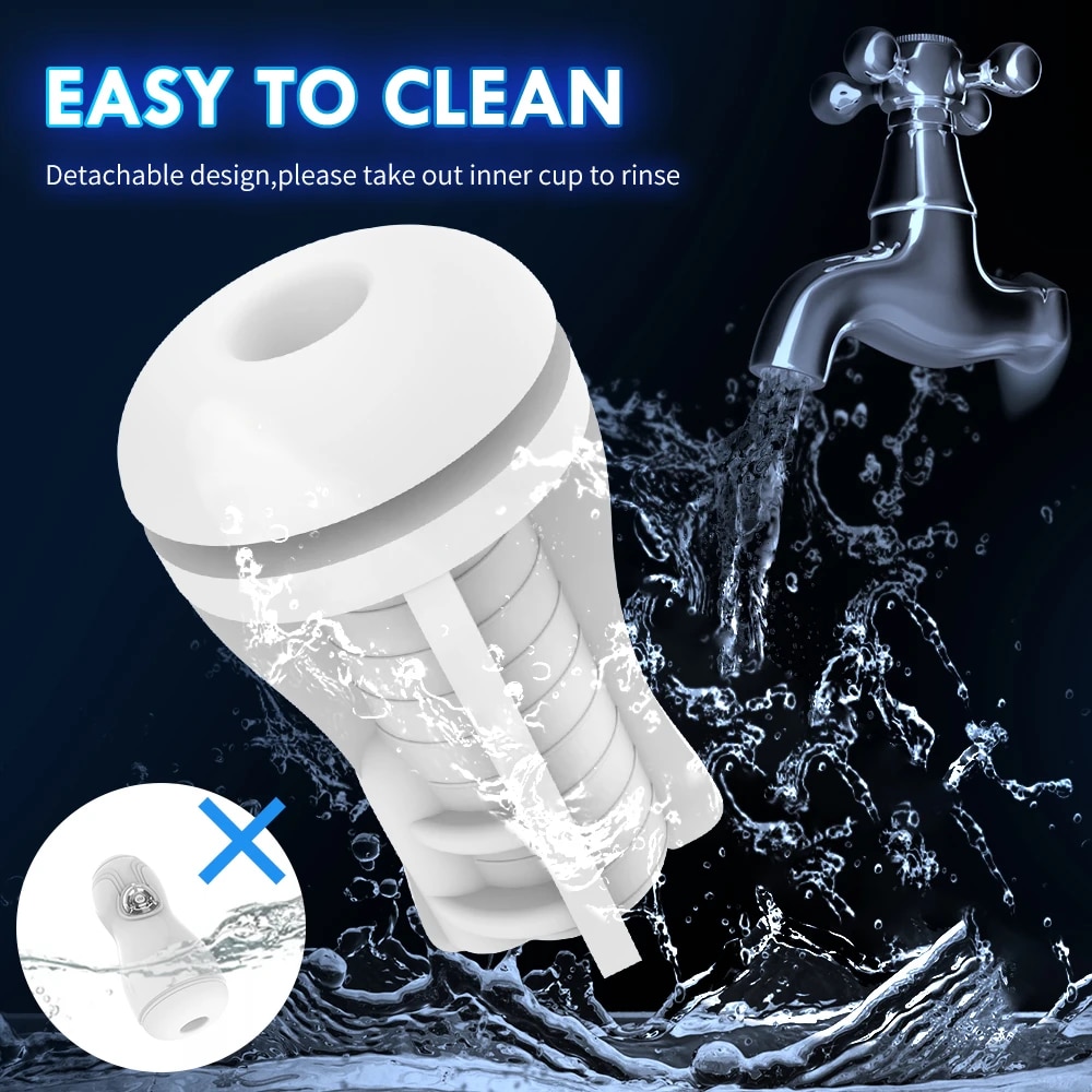 Máy Thủ Dâm Tự Động Carl Bú Mút Co Bóp Mạnh Cho Nam