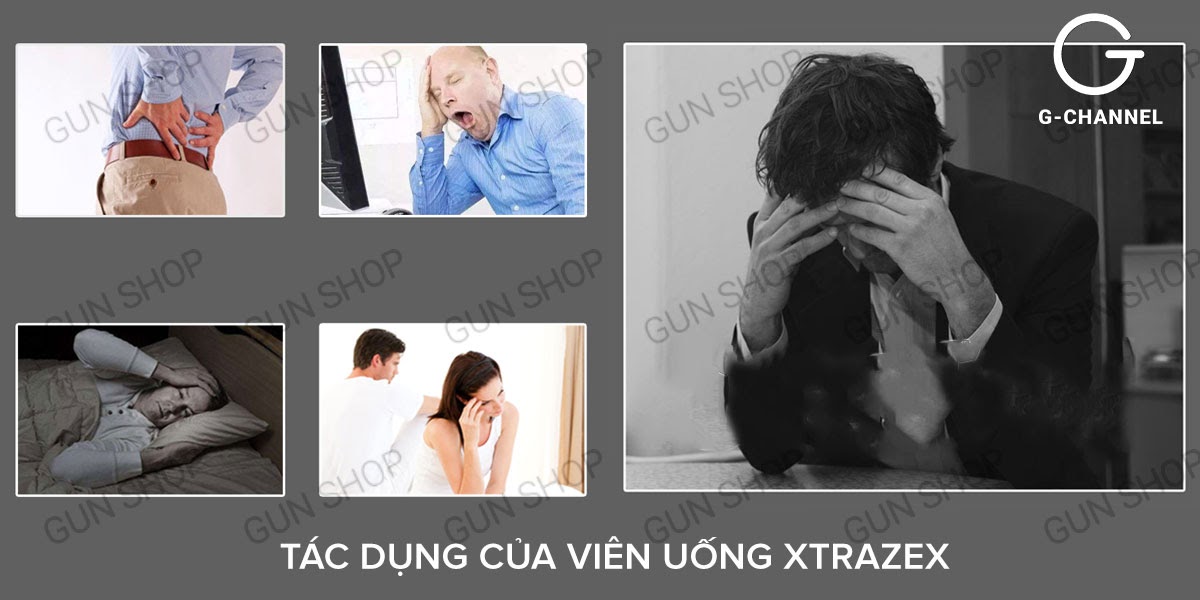 Viên sủi Xtrazex hỗ trợ cương dương tăng sinh lý, thành phần tự nhiên