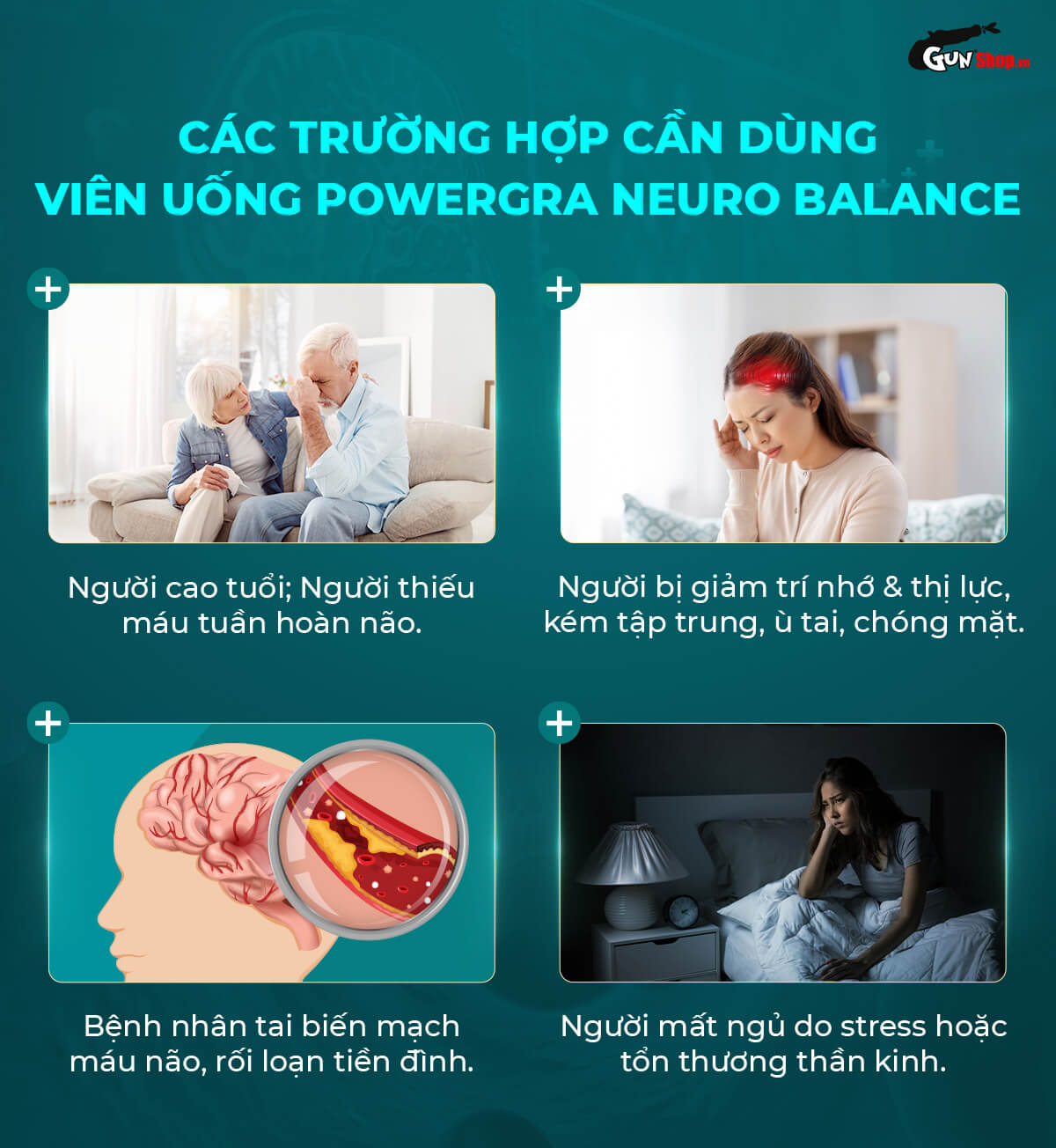 Viên uống bổ não, tăng cường trí nhớ Powergra Neuro Balance