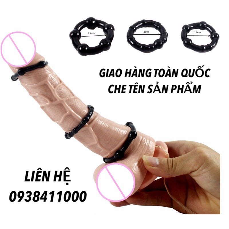 BỘ3 VÒNG đeo titan chống xuất tinh sớm