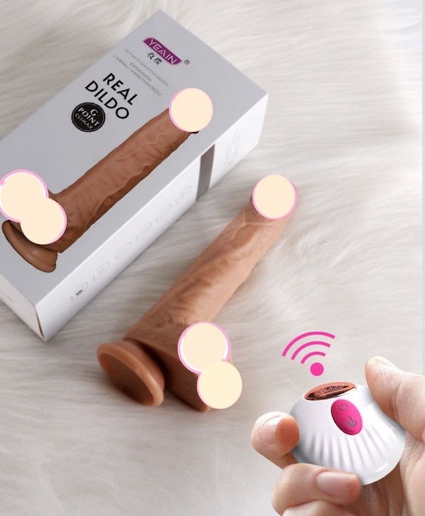 Dương vật giả rung thụt gắn tường YEAIN G Point tỏa nhiệt điều khiển từ xa