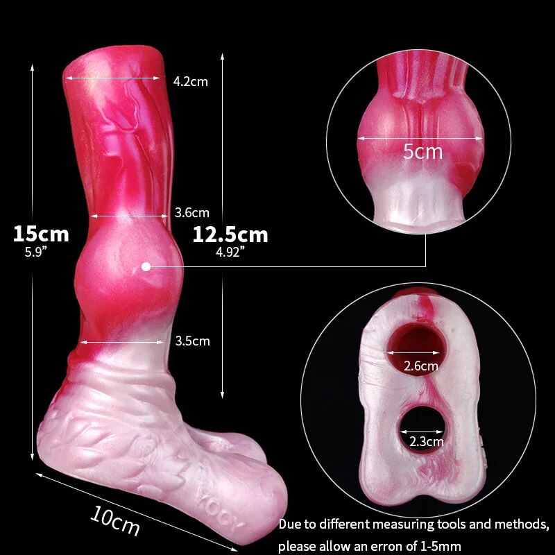 Bao cao su đôn dên Yocy bàn chân thú kích thước tăng 5cm