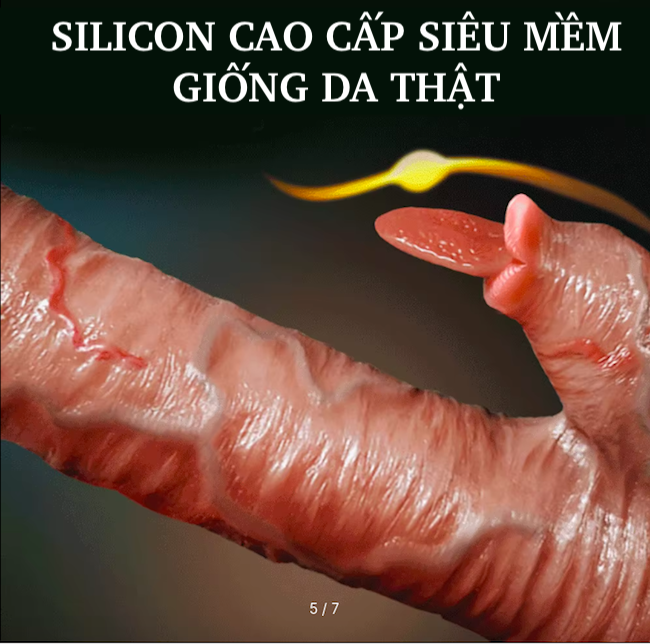 Dương vật giả rung thụt liếm Long Love kích thích điểm G âm vật cực khoái