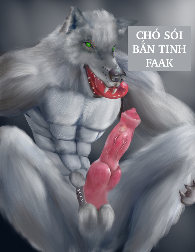 Dương vật giả chó sói FAAK Hellfire có rung bắn tinh silicon an toàn mềm mại