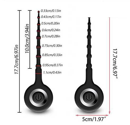 Sounding rung dụng cụ kích thích niệu đạo dạng chuỗi hạt Ji Yuma
