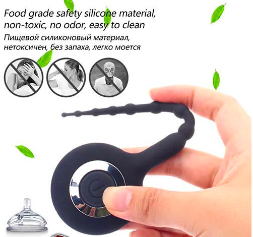 Sounding rung dụng cụ kích thích niệu đạo dạng chuỗi hạt Ji Yuma