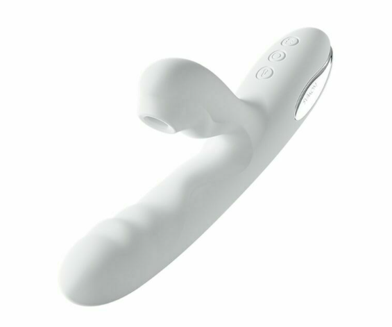 Dương vật giả đa năng Svakom Veromca rung thụt toả nhiệt nhánh phụ hút