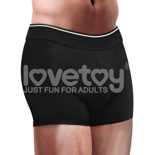 Quần short đeo dương vật trứng rung Lovetoy Ingen silicon cao cấp